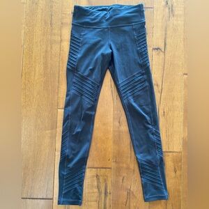 Athleta Girl Gray Ribbed Leggings